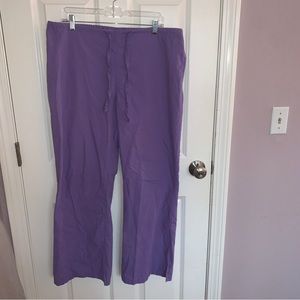 Purple Scrub Pants - Size L